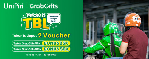 Promo TBL (Terhemat Banget Loh) Hadir Kembali – Tukar 1x Dapat 2 Voucher GrabGifts